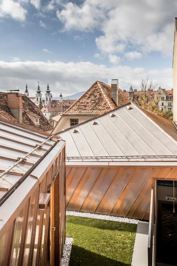 Kai 36 - Hotel Zwischen Fels Und Fluss Štýrský Hradec Exteriér fotografie A standing seam metal roof